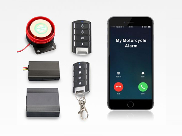 motorcycle GPS alarm system