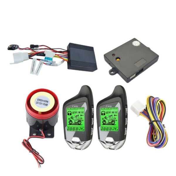 Two-way motor alarm system