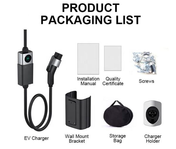 Mode 3 portable EV Charger with Display