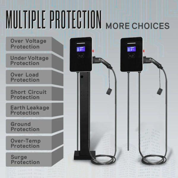 Mode 3 portable EV Charger with Display